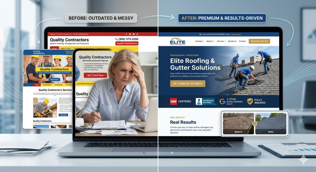 roofing website design services